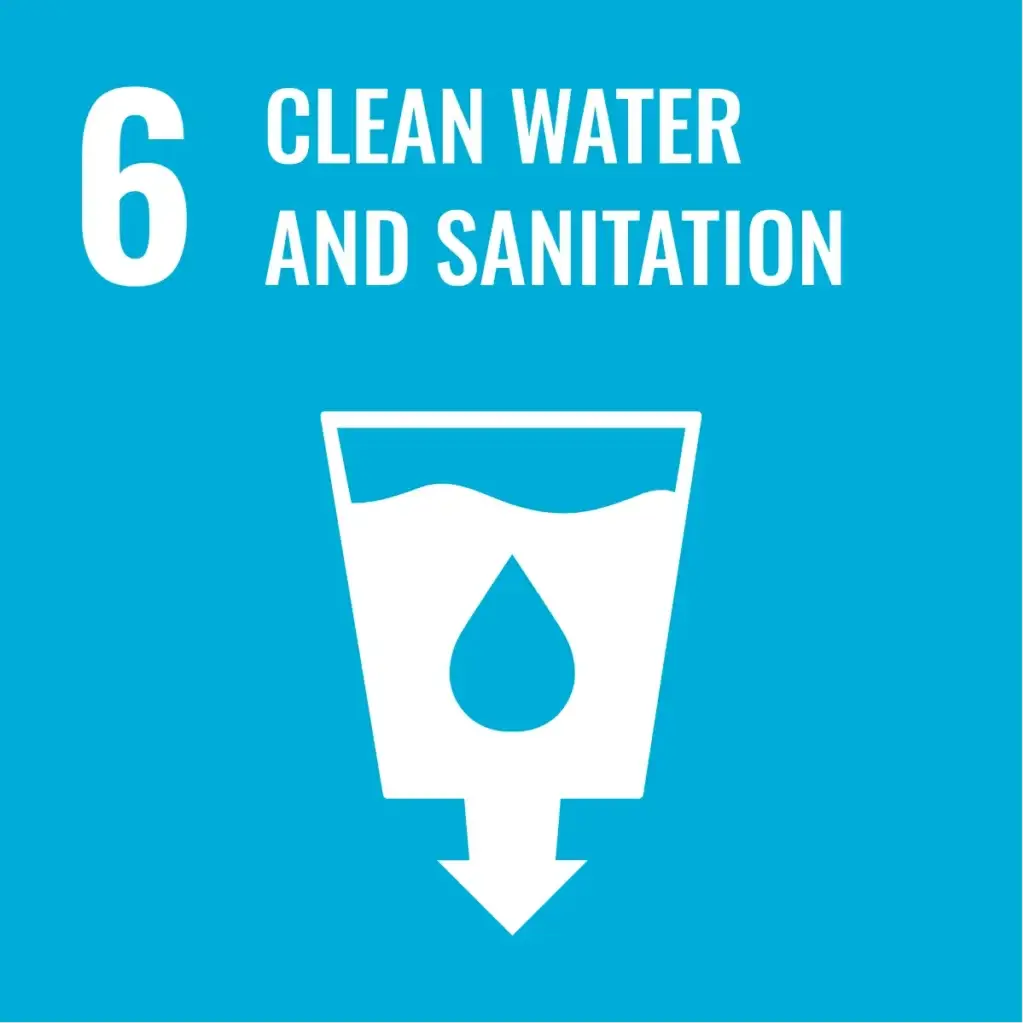 Icon for Sustainable Development Goal 6 – Clean Water and Sanitation for Clean water for All